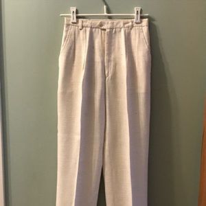 Vintage Jones NY Rayon Silk Light Cream Pants 6